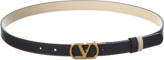 Valentino Vlogo Signature Reversible Leather Belt