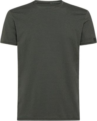 Roberto Ricci Design Seersucker Technisch T-shirt - Heren - T-shirts - Groen - 4XL - Tops