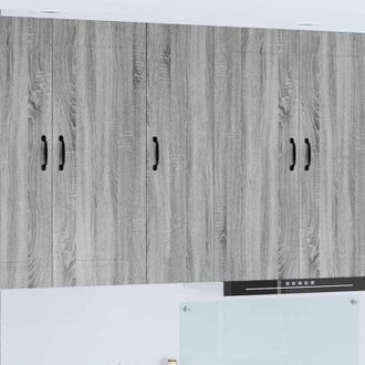 vidaXL vidaXL Pensile cucina Grigio Sonoma 30 x 31 x 100 cm Legno multistrato