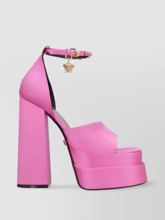 Versace crystal-embellished platform sandals