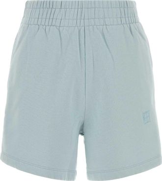 Anine Bing Light Blue Cotton Shorts