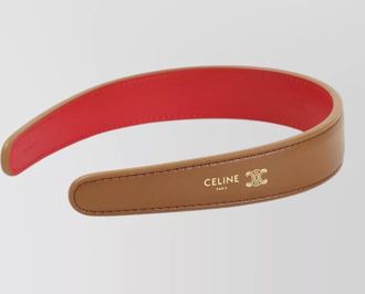 Celine leather bicolor headband
