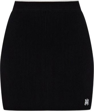 Amiri Minigonna a coste - Nero