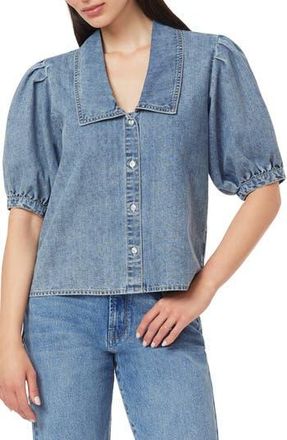 Kensie Sailor Collar Puff Sleeve Top in Lismore at Nordstrom Rack, Size X-Large