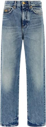 Versace Pencil Jeans - Heren - Regular Fit Jeans - Blauw - W32 - Katoen - Jeans