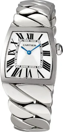 Cartier Pre-owned Cartier La Dona De Cartier Silver Grained Dial Ladies Watch W660022I