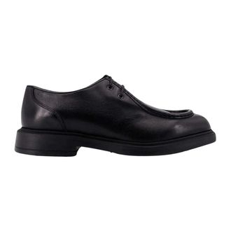 Doucal's Stringata Laced Shoe - Heren - Veterschoenen - Zwart - 44 EU - Leer - Schoenen