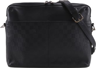 Louis Vuitton Calypso Messenger Damier Infini Leather Black Leather Handbag (Pre-Owned)