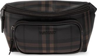 Burberry Heuptas met logo - Heren - Heuptassen - Bruin - ONE Size - Tassen