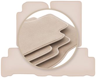 OEM Alfombrillas Premium Beige Para: Ssangyong Rexton Iii Suv 2013