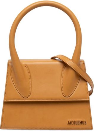Jacquemus Pre-owned Jacquemus Smooth Calfskin Le Grand Chiquito Satchel Ladies YKJUGRGFUYFPJ1U6