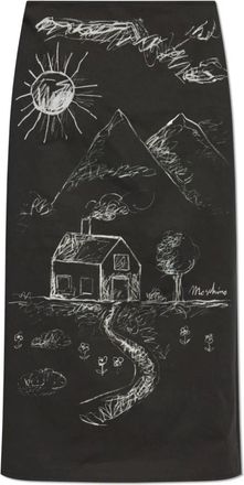 Moschino Dames, Rokken, Zwart, Maat: 2XS Katoen