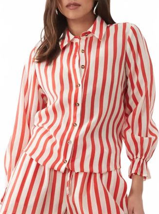Never Fully Dressed Tie Back Top In Red