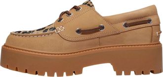 Timberland (WMNS) Timberland Stone Street Platform Boat Leopard Print TB0A2GVFEN3