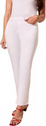 Tribal Comfort Stretch Pull-On Jeans In White