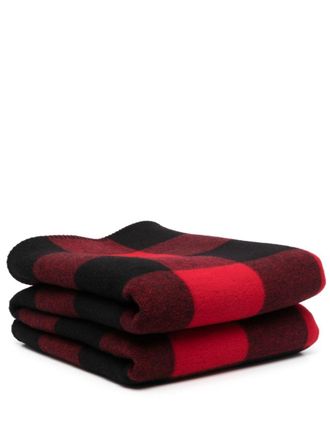 Woolrich Coperta a quadri - Rosso
