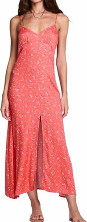 Saltwater Luxe Elowin Midi Dress In Crimson