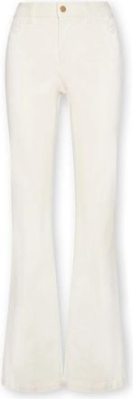 Elena Miro Flare broek - Dames - Bootcut Jeans - Wit - 5XL - Katoen - Jeans