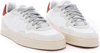 P448 Bali Low Top Sneaker in White/Red at Nordstrom Rack, Size 14-14.5Us / 48Eu