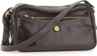 Gianni Chiarini Tassen, Dames, Bruin, ONE Size, Leer, Cora Crossbody Tas