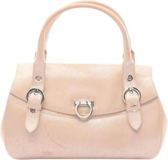 Ferragamo Pre-owned Handbags, female, Pink, Size: ONE SIZE Pre-owned Handbag