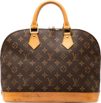 Louis Vuitton Pre-owned Womens Monogram Alma Pm - Brown Textile - One Size