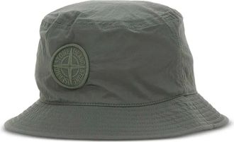 Stone Island Cappello bucket con logo - Verde