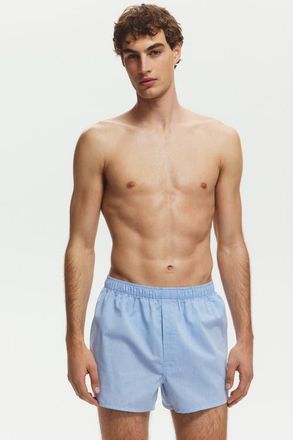 H&M 4-pack woven boxer shorts in Red/plaid at Nordstrom, Size X-Small