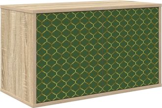 vidaXL Mueble De Tv Montado En La Pared Geleen 69 X 33 X 40 Cm Vidaxl