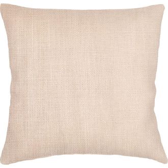 Anaya with Love So Soft Linen Euro Pillow with Down Insert in Sandy Beige at Nordstrom, Size 26X26