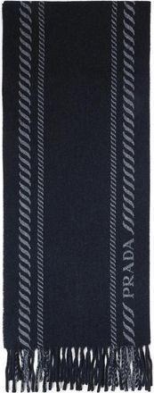 Prada Fringe-detail Scarf