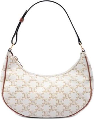 Celine Pre-owned Ava Schoudertas - Dames - Vintage Schoudertas - Beige - ONE Size - Vintage
