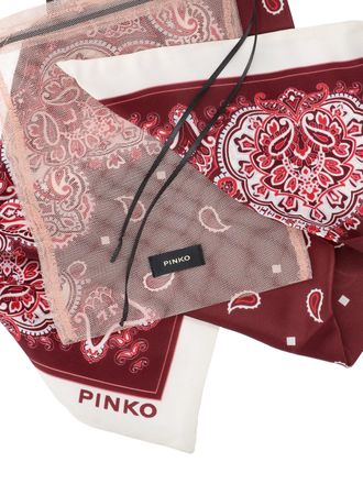 Pinko Womens Scarfs Red Viscose