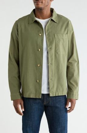 Joe's Cotton Shirt Jacket in Olive at Nordstrom Rack, Size Xx-Large