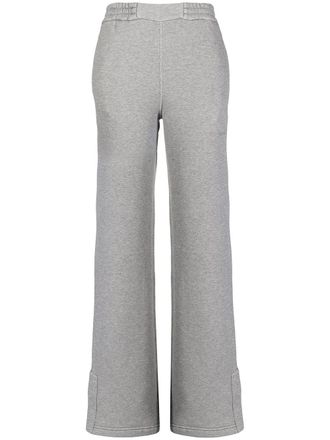 Off-white Diag flared trackpants - women - Polyamide/Cotton - S - Grey