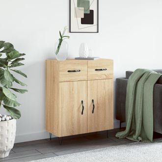 Berkfield Home Sideboard Sonoma Oak 69.5x34x90 cm Engineered Wood in Brown