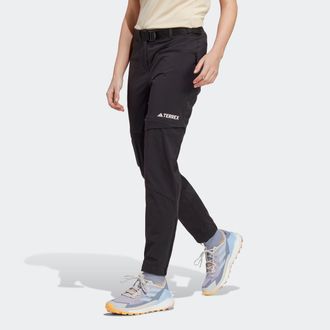 adidas Womens adidas TERREX Utilitas Hiking Zip-Off Pants