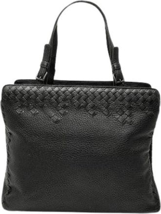 Bottega Veneta Pre-owned Tote Bag - Dames - Vintage Shopper - Zwart - ONE Size - Leer - Vintage