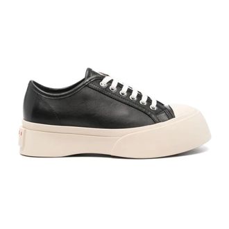 Marni Sneakers, female, Black, Size: 9 US Pablo Platform Sole Low-Top Sneakers