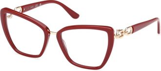 Guess Stijlvolle Bril in Rood - Dames - Brillen - Rood - 55 MM - Accessoires