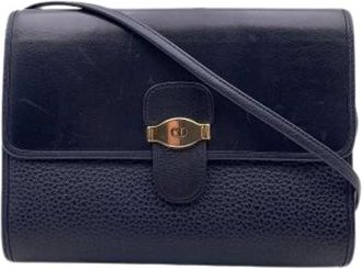 Dior Pre-owned Cross Body Bags, female, Blue, Size: ONE SIZE Pre-owned Vintage Cross Body Bag