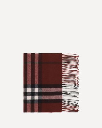 Burberry Sciarpa in cashmere con Check Woman UNI