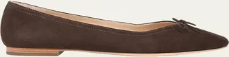 Veronica Beard Cailey Suede Ballerina Flats