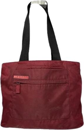 Prada Pre-owned Vintage Tote - Dames - Vintage Shopper - Rood - ONE Size - Vintage