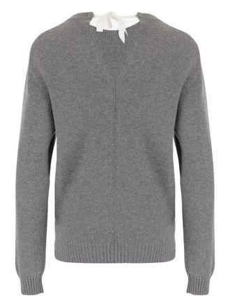 Carven Knit Top Tie Back Jumper