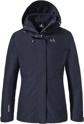Veste Femme En Velours Bleu Taille 46 - Style Parka évasée Avec Col Et Poches, Parfaite Pour Les Saisons Intermédiaires