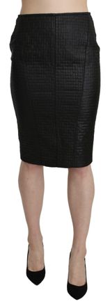 Gianfranco Ferre Elegant Patterned Pencil Womens Skirt