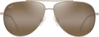 Maui Jim Sunglasses Hauoli H665 16 B Gold/Brown Unisex Polarized