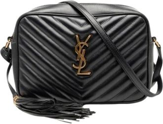 Saint Laurent Pre-owned Cross Body Bags, female, Black, Size: ONE SIZE Pre-owned Vintage Shoulder Bag