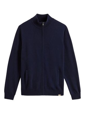 Woolrich Vest van merinowol - Blauw